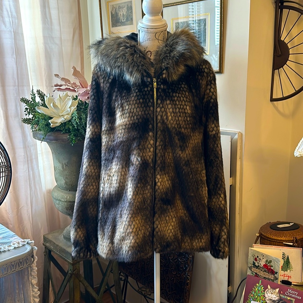 Fun Fake Fur Winter Jacket